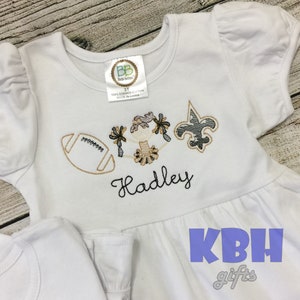 Embroidered Football Cheerleader Dress