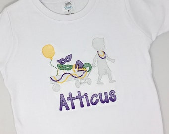 Besticktes Mardi Gras Shirt Mardi Gras Shirt