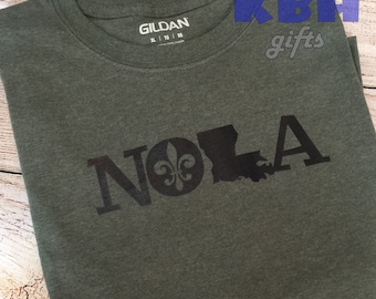 SHIPS FAST! Adult NOLA Shirt