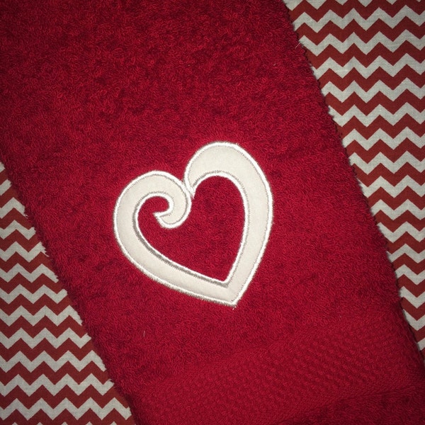 Heart Hand Towel