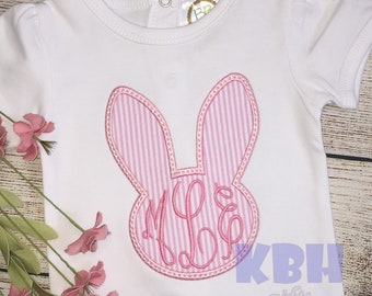 Monogram Easter Bunny Shirts