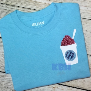 Snowball Snow Cone Monogram Shirt