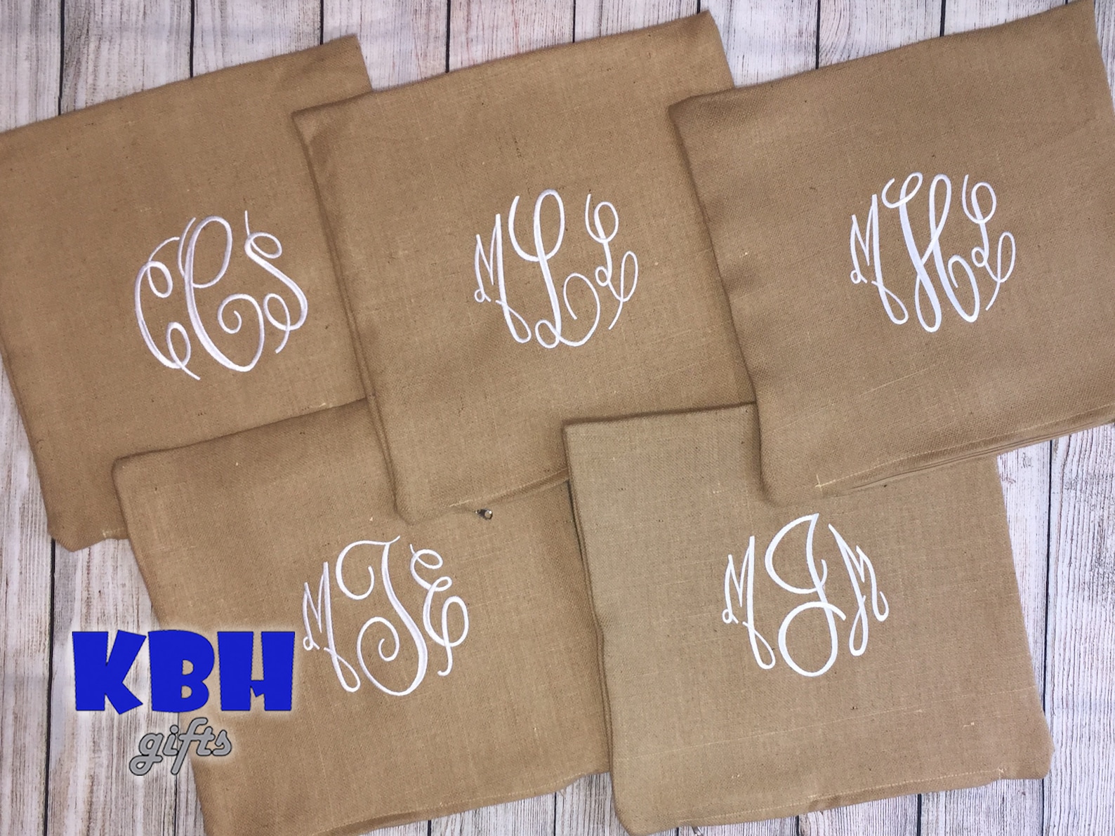 Embroidered Monogrammed Pillowcase Pillow Cover Etsy