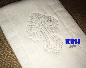 Baptism Burp Cloth