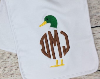 Embroidered Seersucker Mallard Duck Hunting Jon Jon JonJon