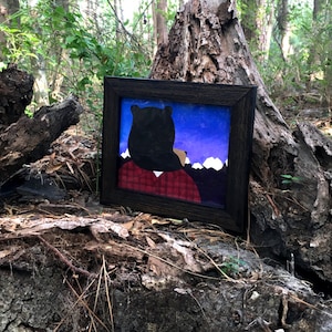 Red Flannel Bear, Black Bear