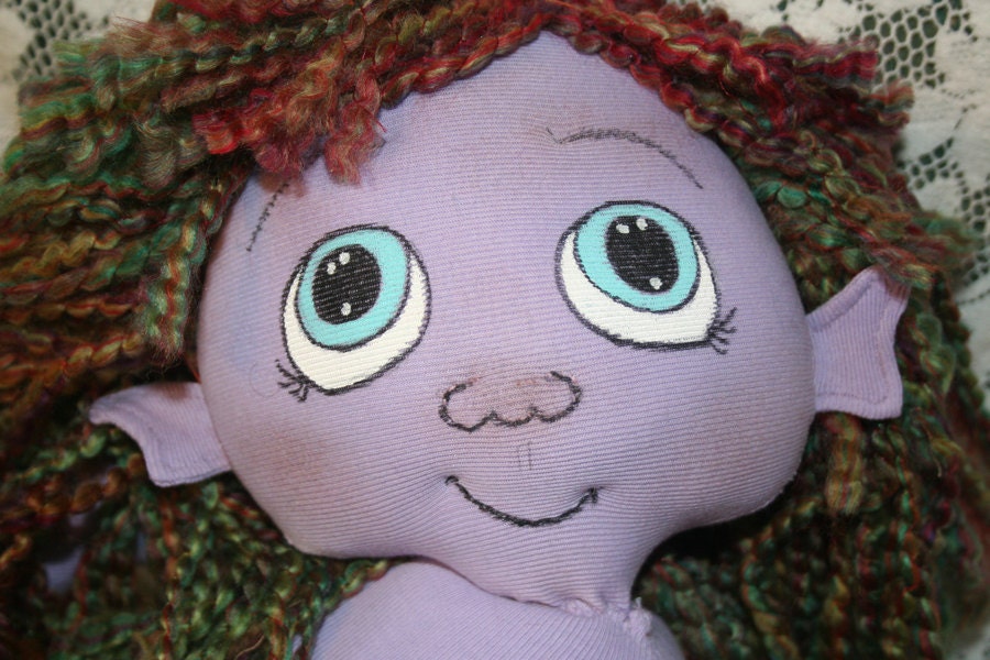 Handmade Alien Baby Cloth Doll, OOAK Starseed Kid Series - Etsy