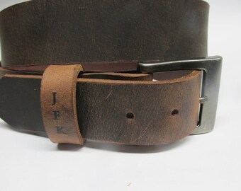 custom handmade leather belts