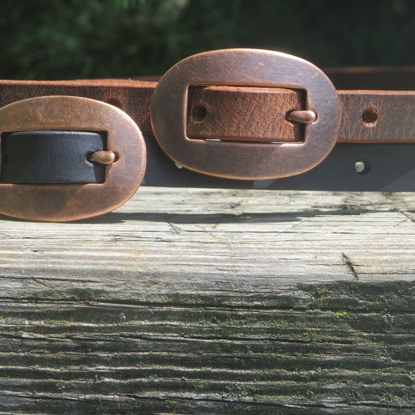 Water Buffalo Leather narrow belt, Made in USA , 1/2"  wide belt, leather belt, narrow leather belt, skinny leather belt, custom belt