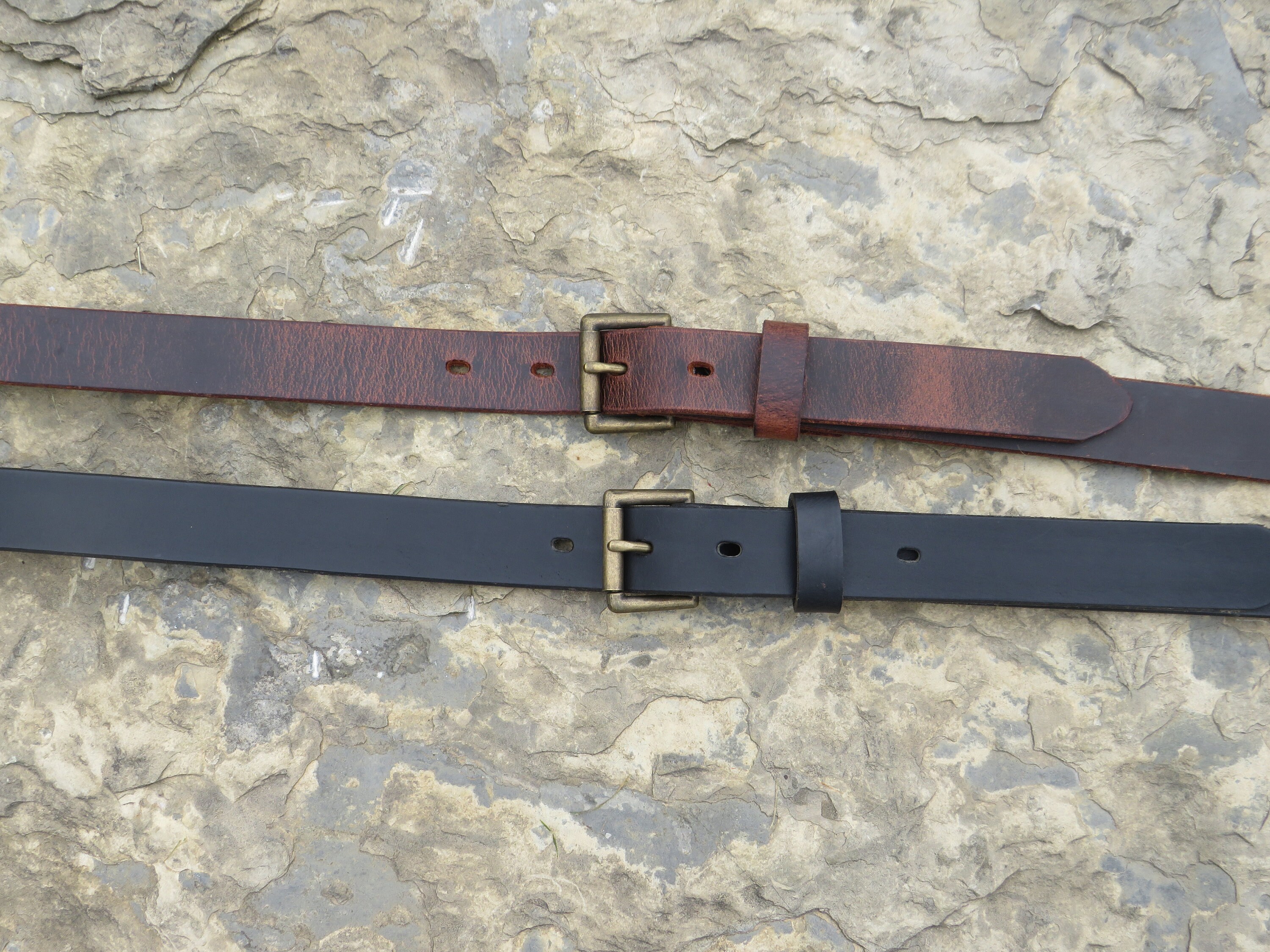 Genuine Fine Leather Fashionable  Wide Belt sz L. Women main image 2