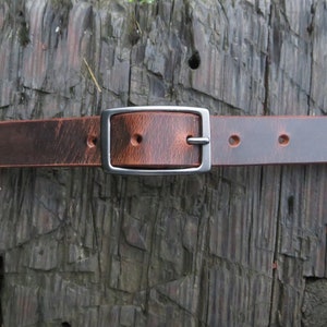 1 inch wide leather belt,   Full grain brown leather belt, Narrow leather belt, mens leather belt, womans leather belt,unisex leather belt