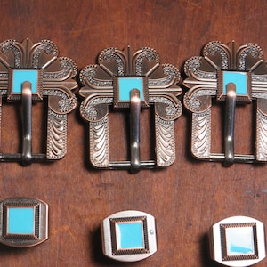 Pair of 3/4&quot; inch copper finish buckle will fit a 3/4&quot; strap , horse tack, belt buckle