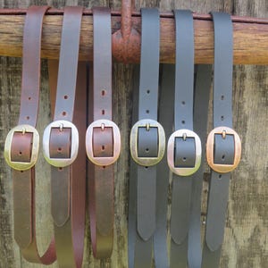 1 inch wide leather belt,   Full grain brown leather belt, Narrow leather belt, mens leather belt, womans leather belt,unisex leather belt