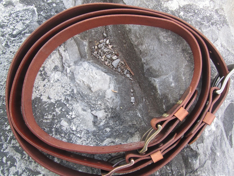 1 1/2" Custom Handcrafted leather belt, full grain leather belt,Made in USA, Unisex leather belt, Water Buffalo leather belt, vintage look image 11