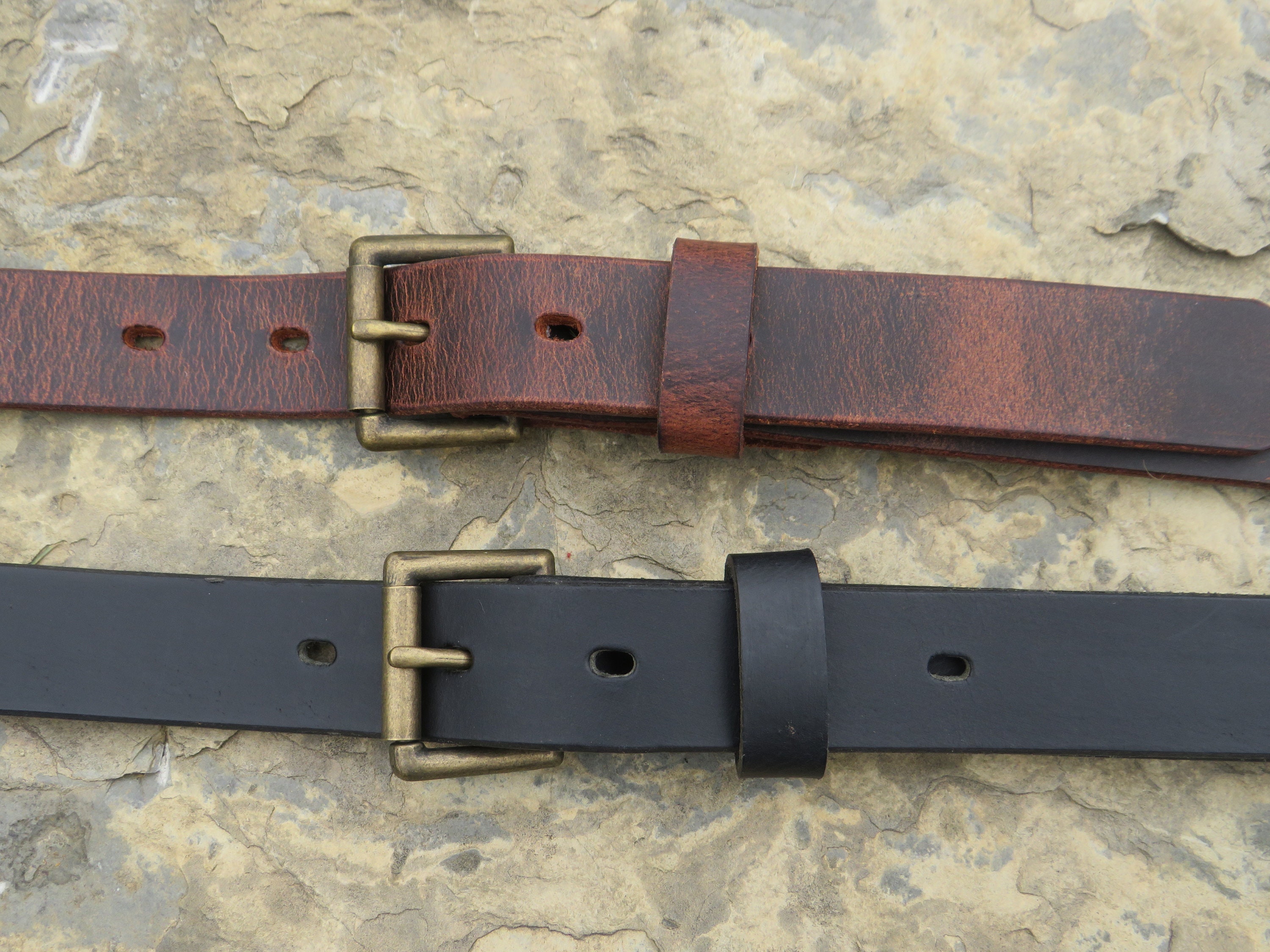 1 Inch Wide Leather Belt Narrow Leather Belt Womans Leather Belt