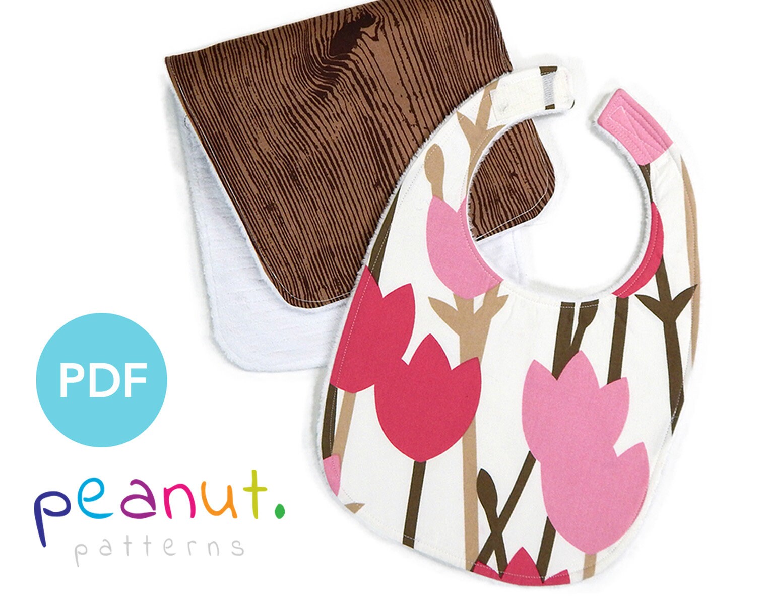 Bib and Burp Cloth Sewing Pattern PDF Sewing Pattern Baby Etsy Australia