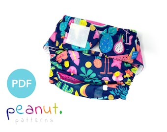 Cloth Diaper Hybrid AI2 Sewing Pattern • PDF Sewing Pattern • Peanut Patterns #56 Espen
