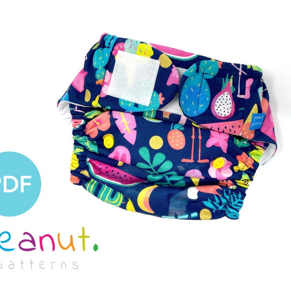 Cloth Diaper Hybrid AI2 Sewing Pattern • PDF Sewing Pattern • Peanut Patterns #56 Espen