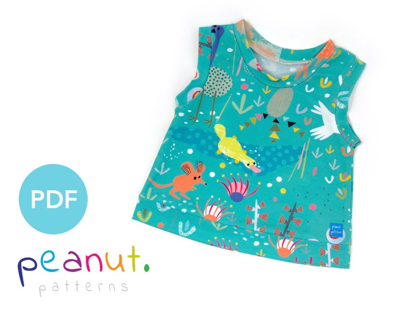Tank Top Sewing Pattern PDF Sewing Pattern Baby Kid Etsy
