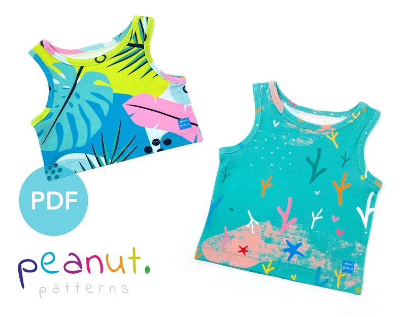Tank Top Sewing Pattern PDF Sewing Pattern Baby Kid Etsy