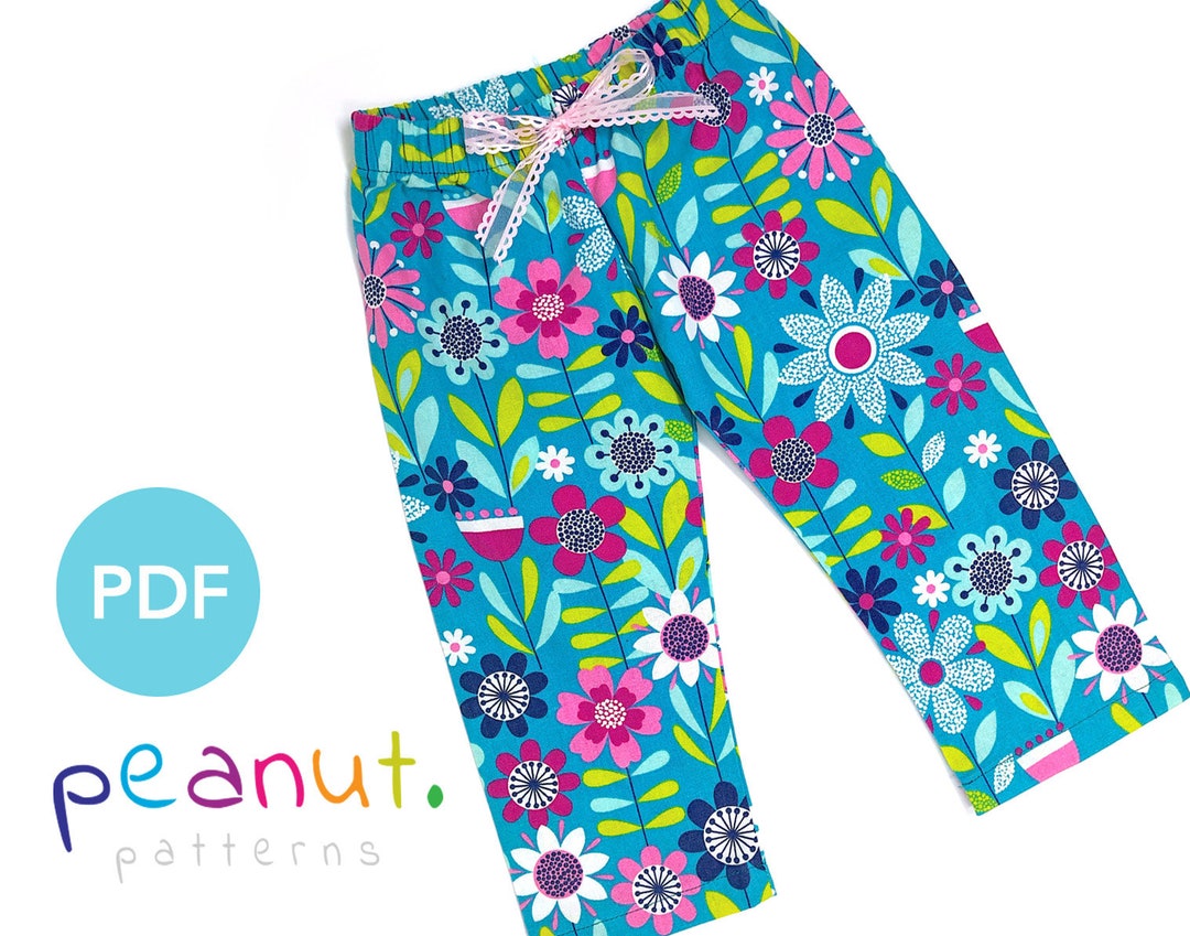 Pajama Pant Sewing Pattern PDF Sewing Pattern Baby, Kid, Toddler