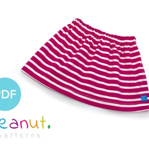 Skirt Sewing Pattern • PDF Sewing Pattern • Baby, Kid, Toddler, Infant, Child • Peanut Patterns #59 Genevieve