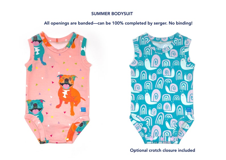 Tank Bodysuit Sewing Pattern PDF Sewing Pattern Baby Kid Etsy