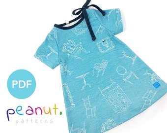 Dress Sewing Pattern • PDF Sewing Pattern • Baby, Kid, Toddler, Infant, Child • Peanut Patterns #26 Rachel
