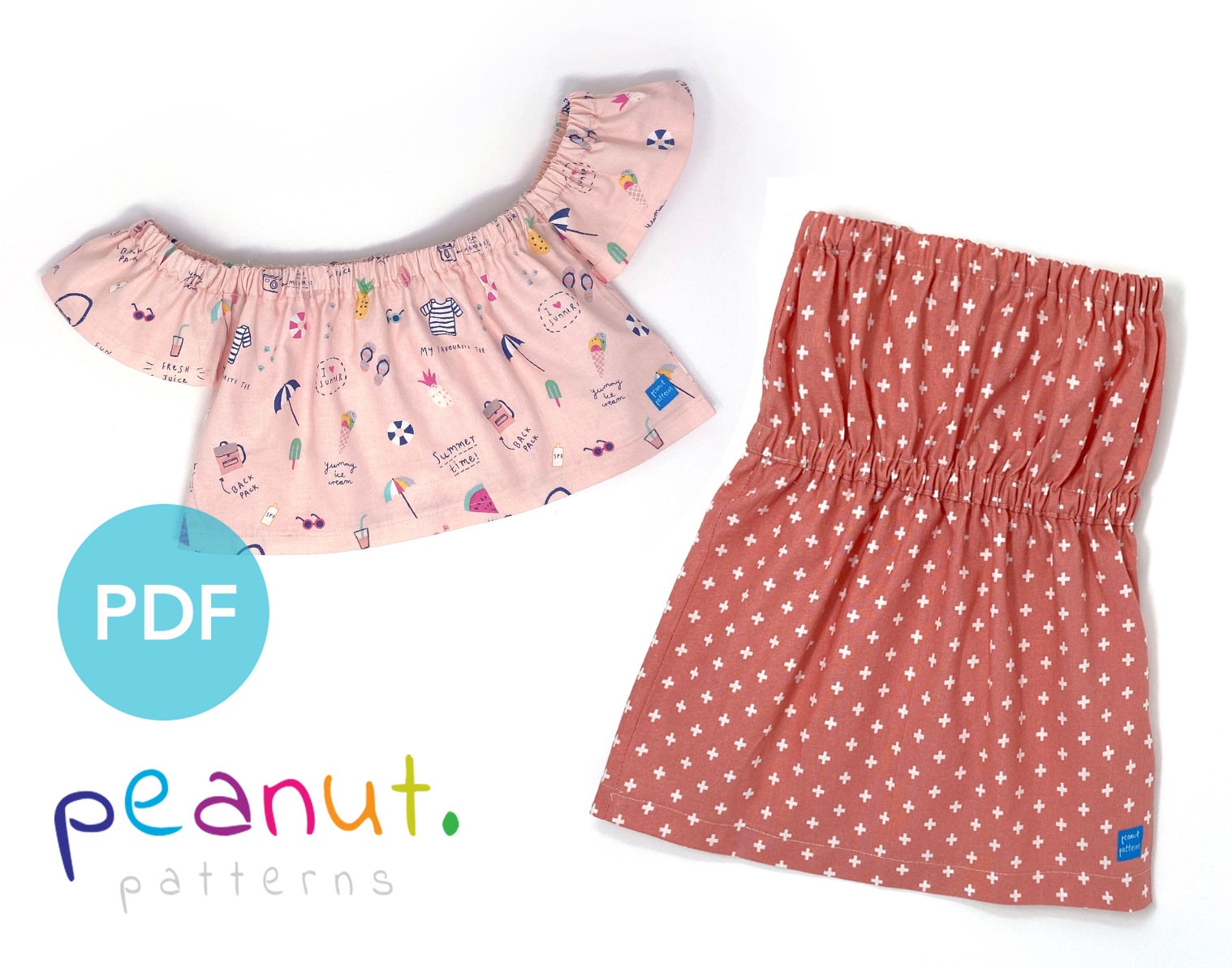 Tube Top Sewing Pattern • PDF Sewing Pattern • Baby, Kid, Toddler, In…
