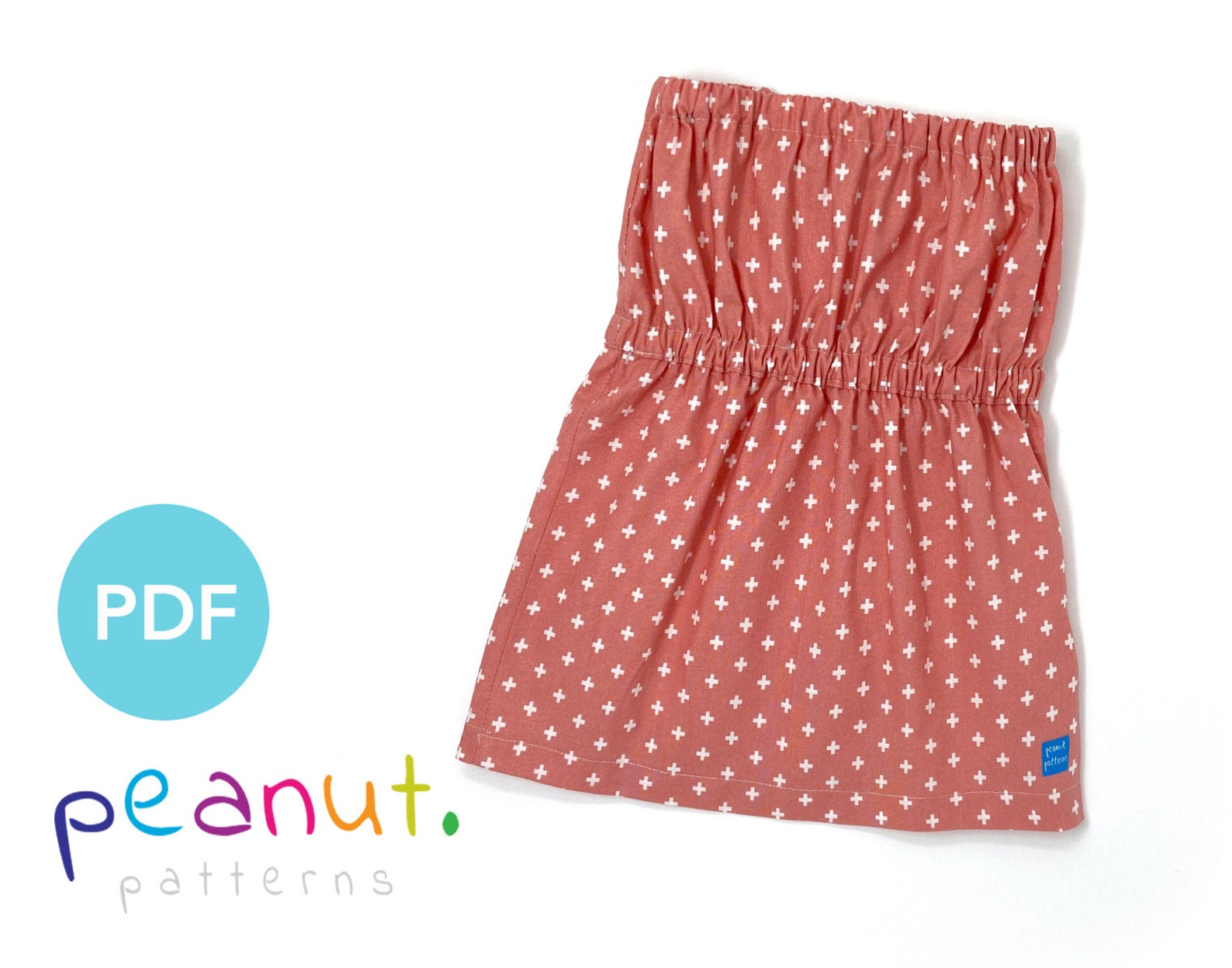 Tube Top Dress Sewing Pattern • PDF Sewing Pattern • Baby, Kid, Toddler ...