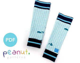 Leg Warmer Sewing Pattern • PDF Sewing Pattern • Baby, Kid, Toddler, Infant, Child • Peanut Patterns Penelope #15