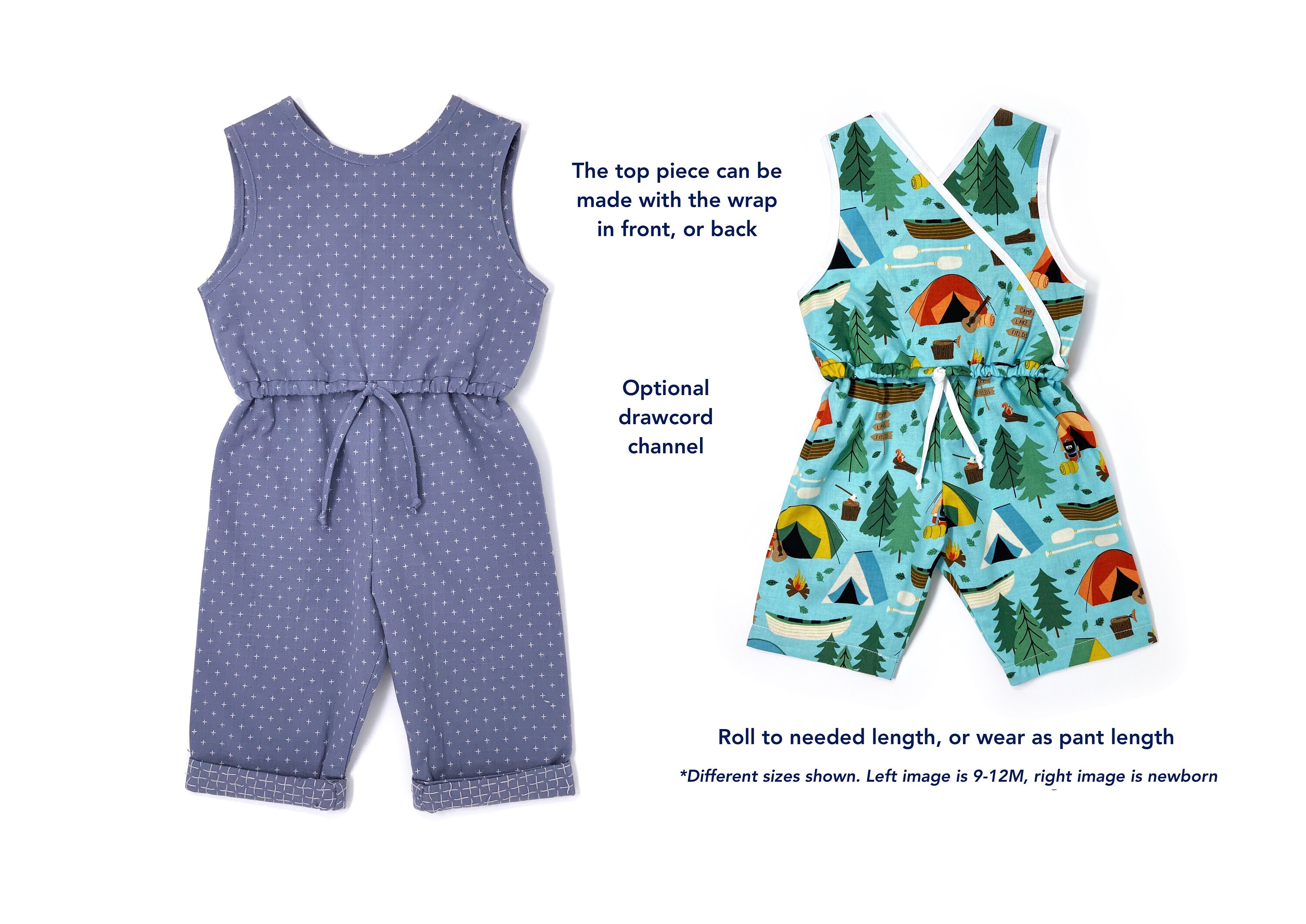 Linen Jumpsuit Sewing Pattern PDF Sewing Pattern Baby Etsy