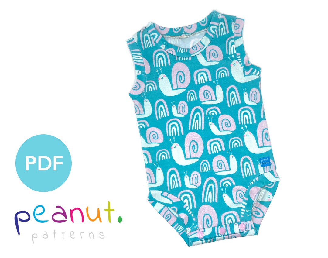 Tank Bodysuit Sewing Pattern PDF Sewing Pattern Baby Kid Etsy