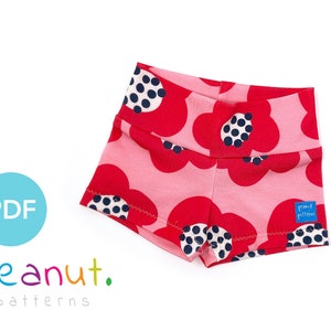 Bike Short Sewing Pattern • PDF Sewing Pattern • Baby, Kid, Toddler, Infant, Child • Peanut Patterns Anya #80