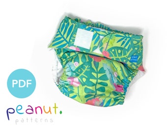 Cloth Diaper Hybrid AI2 Sewing Pattern • PDF Sewing Pattern • Peanut Patterns Espen #56