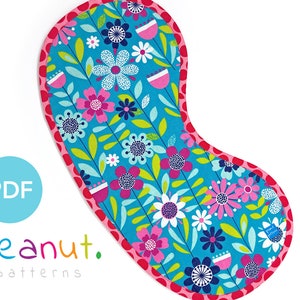 Burp Cloth Sewing Pattern • PDF Sewing Pattern • Baby, Kid, Toddler, Infant, Child • Peanut Patterns Candice #3