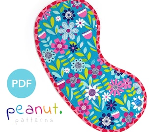 Burp Cloth Sewing Pattern • PDF Sewing Pattern • Baby, Kid, Toddler, Infant, Child • Peanut Patterns Candice #3