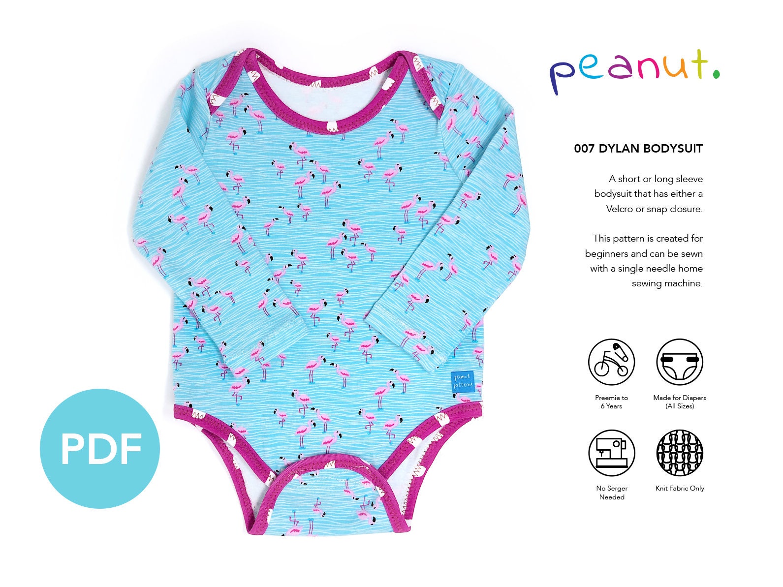 Bodysuit Sewing Pattern Baby Kid Sewing Pattern PDF Etsy