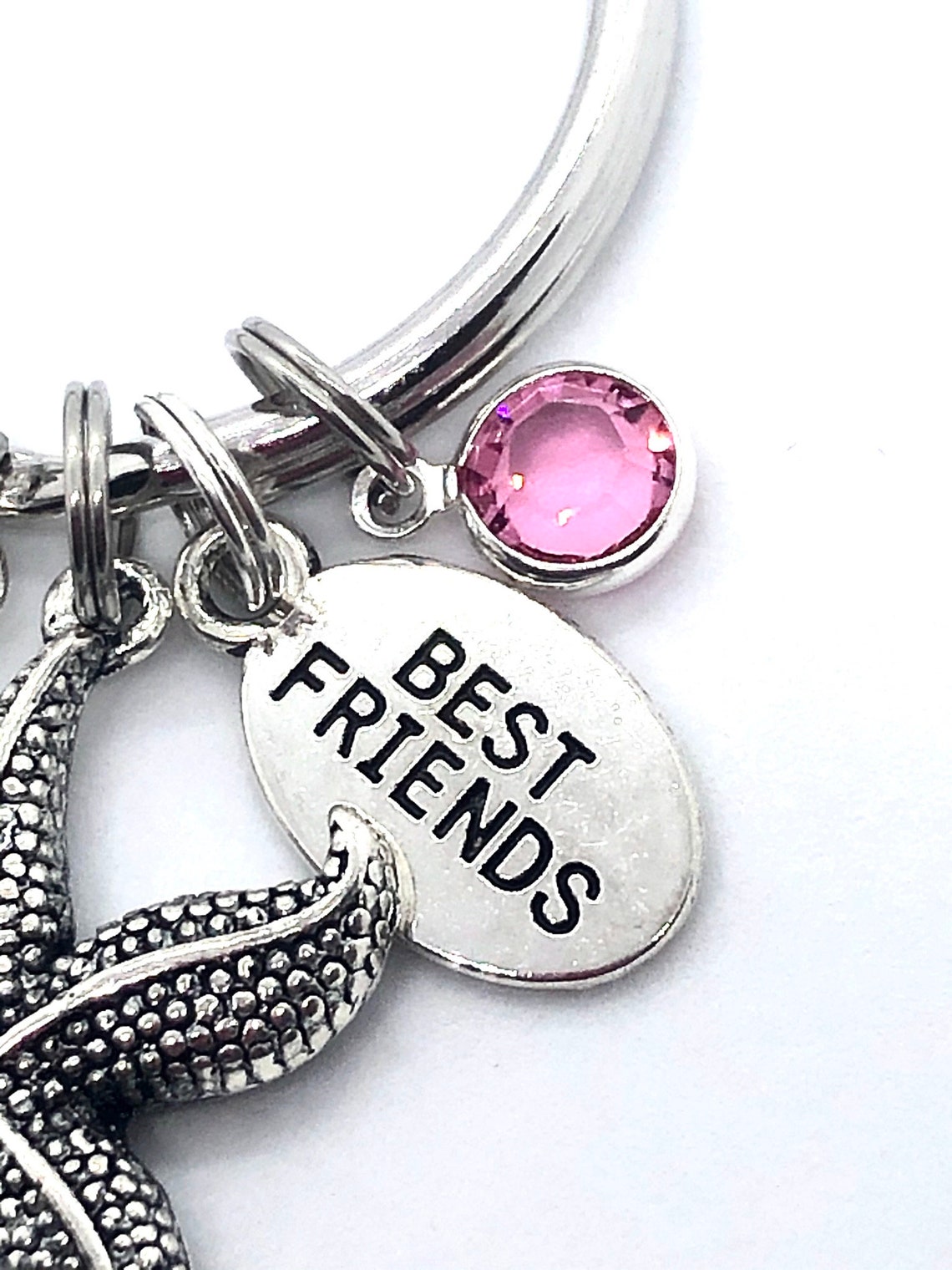 Best friend keychain for 2 matching keychains for friends Etsy