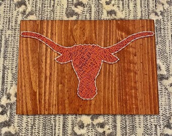 University of Texas Longhorns String Art