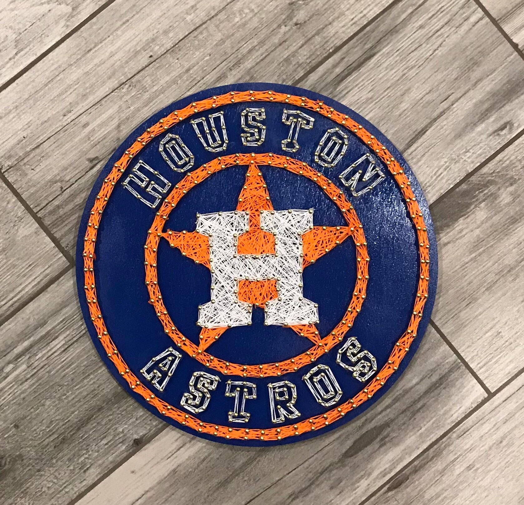Houston Astros String Art Etsy