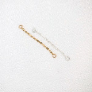 CHAIN CONNECTOR - Sterling Silver or 14k Gold filled
