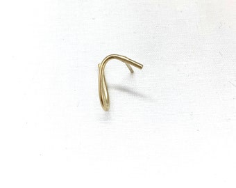 Swerve Stud (single) - Sterling Silver or 14k Gold Filled Convertible Climber Stud