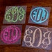 FREE SHIPPING - DIY Iron-on Monogram 