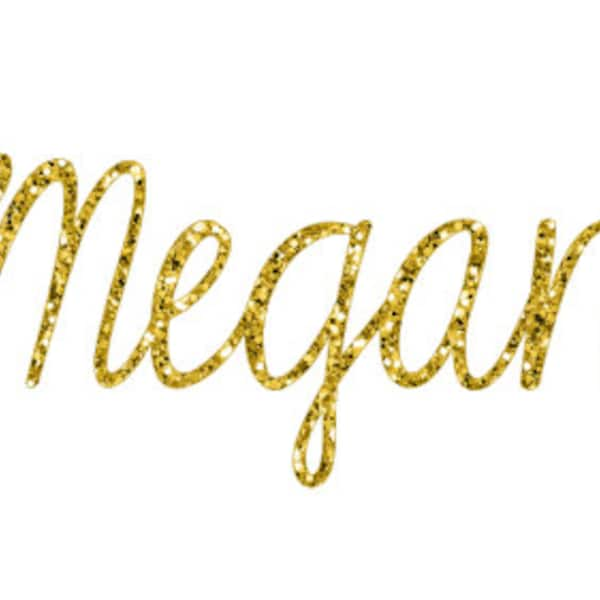 Glitter Name Iron On, Name Iron On Transfer, Iron On Letters, Glitter Vinyl, Heat Transfer Monogram