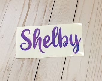FREE SHIPPING - DIY Iron On Name / personalized name iron on / iron on decal / heat transfer name decal