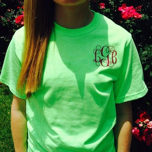 Short  Sleeve Monogrammed T-Shirt