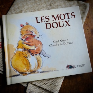 Vintage French Children&#39;s Fairy Tale Book Mouse Illustrated Cottagecore