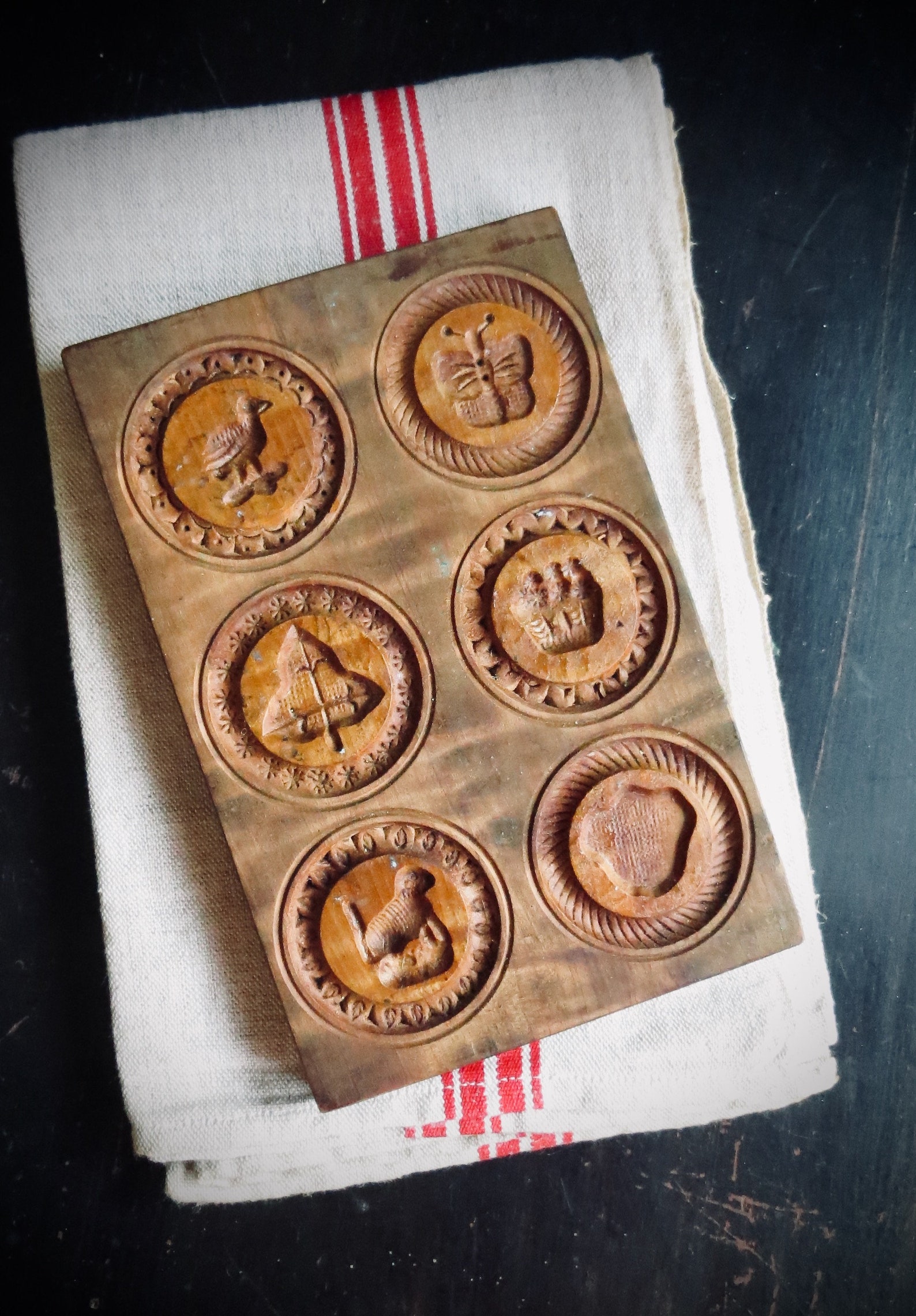 Antique Wooden Maple Sugar Mold Candy Hand Carved Mould Rustic Etsy