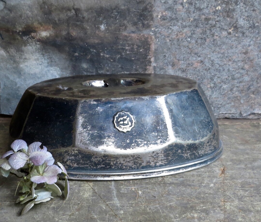 Antique Silver Plate Food Cover Meat Dome Hotelware Serving Storage Lid